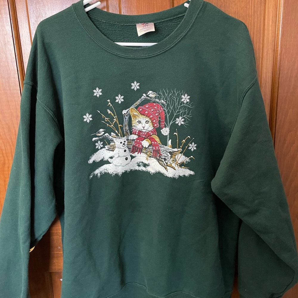 Christmas Cat Sweater